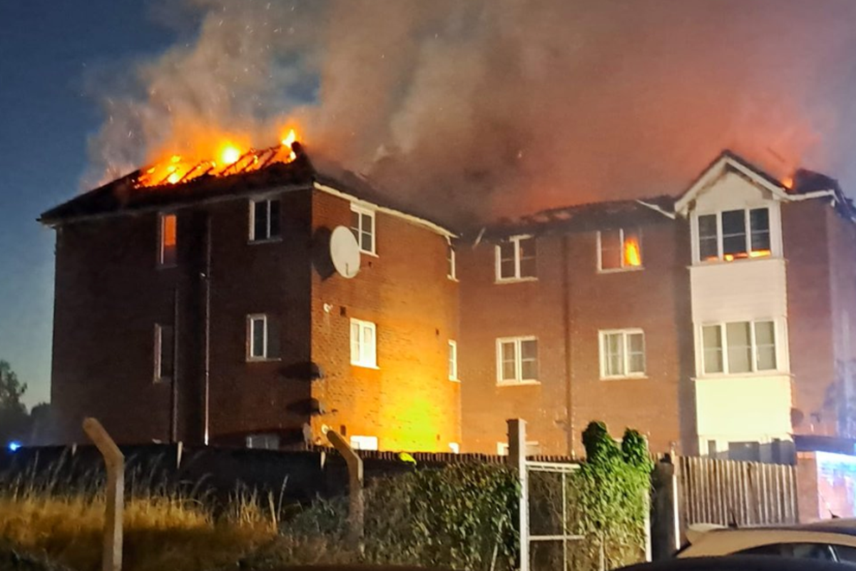 Man charged with arson and attempted murder after Enfield flat fire