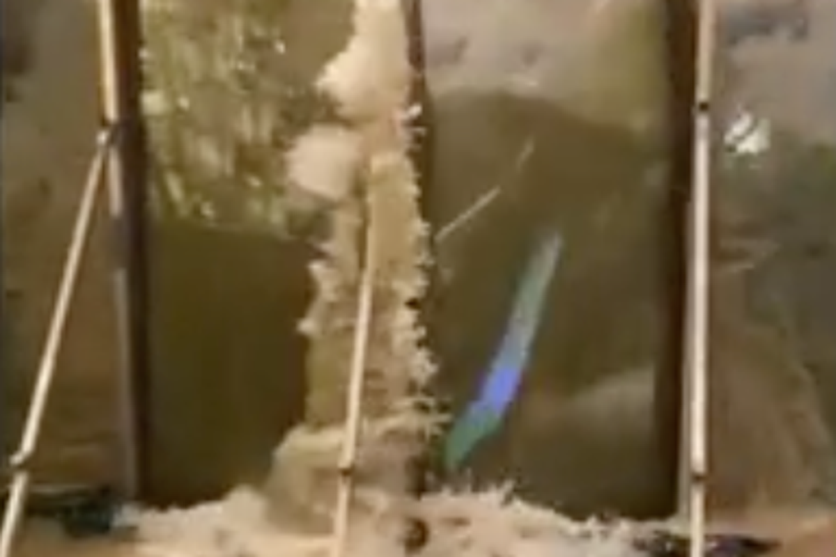 Wall of water smashes through Hong Kong hotel as guests flee Typhoon Ragas in panic