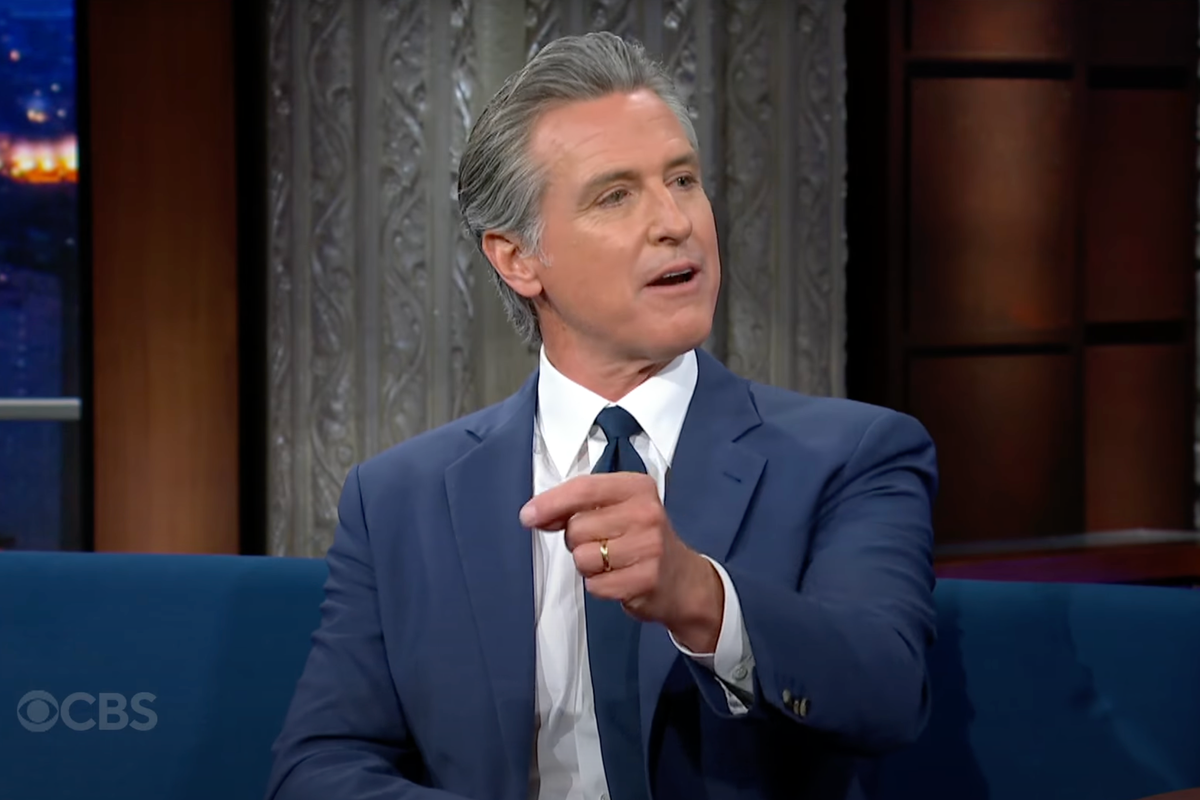 Gavin Newsom launches brutal attack on ‘son of a b****’ Trump’ and admits his fears about the 2028 election in Colbert appearance