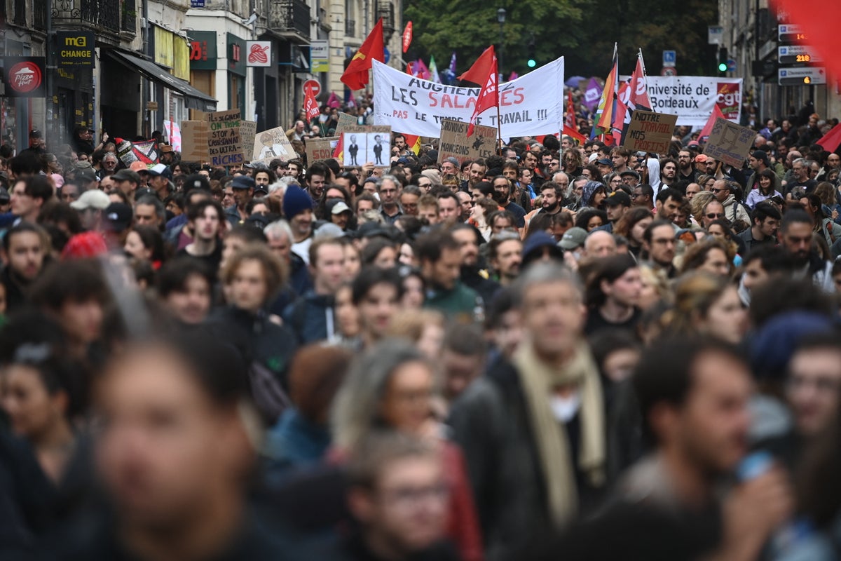 France faces day of strikes as disruption to hit travel, hospitals and schools