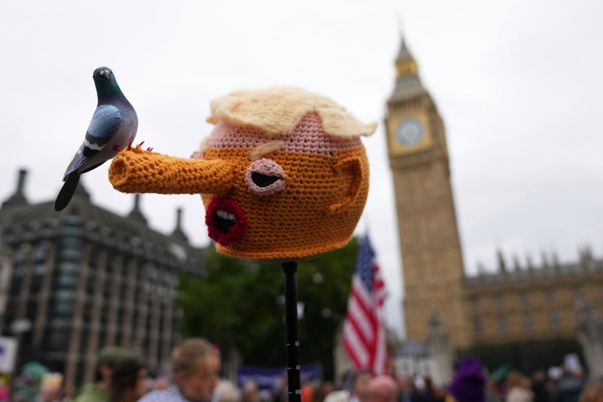 ‘Not respected, wanted, or needed’: Thousands attend anti-Trump protest in London