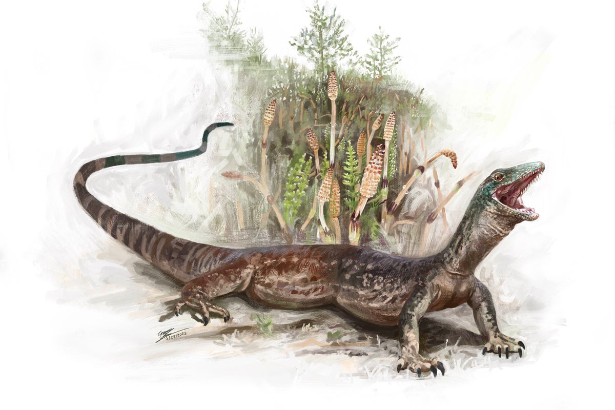 Fossil reveals new species of ancient Jurassic reptile which roamed UK