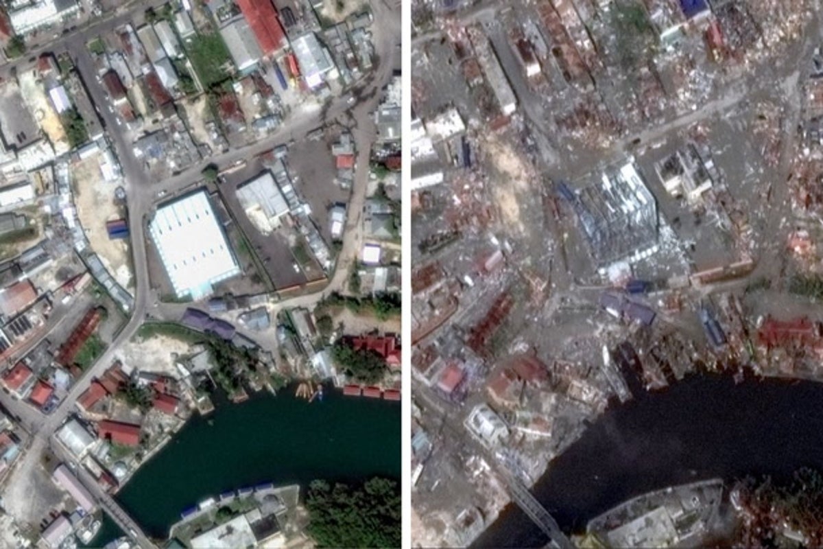 Satellite imagery shows Jamaica before and after Hurricane Melissa devastation