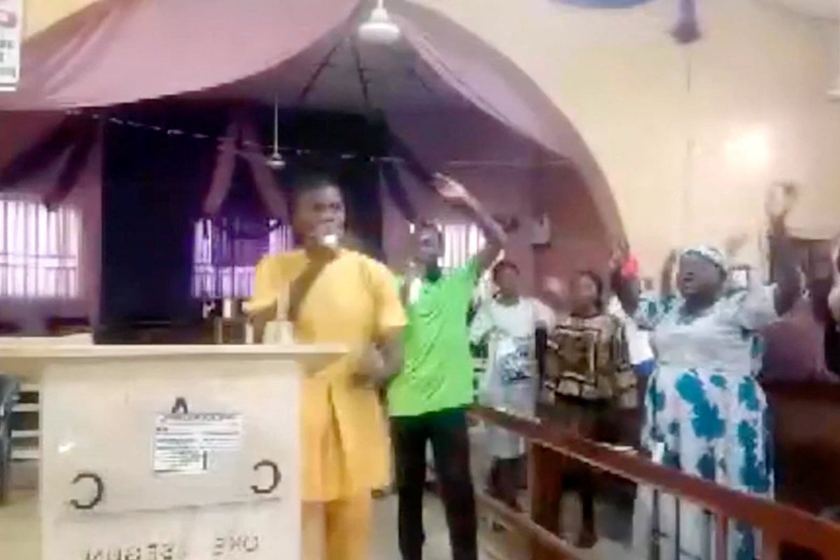 Gunmen attack church in Nigeria sparking fresh Christian persecution fears days after 25 girls were kidnapped
