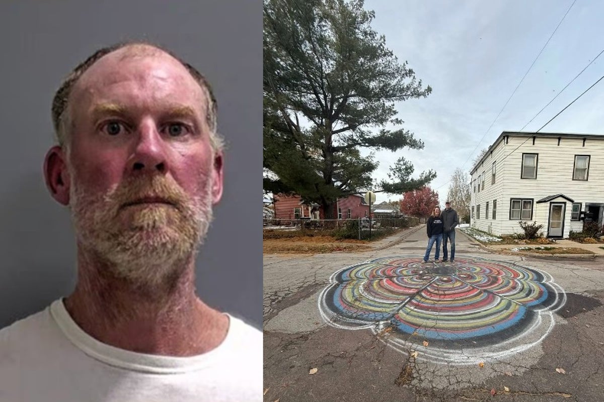 Town rallies behind ‘Manhole Michelangelo’ after Iowa officials target him for public art