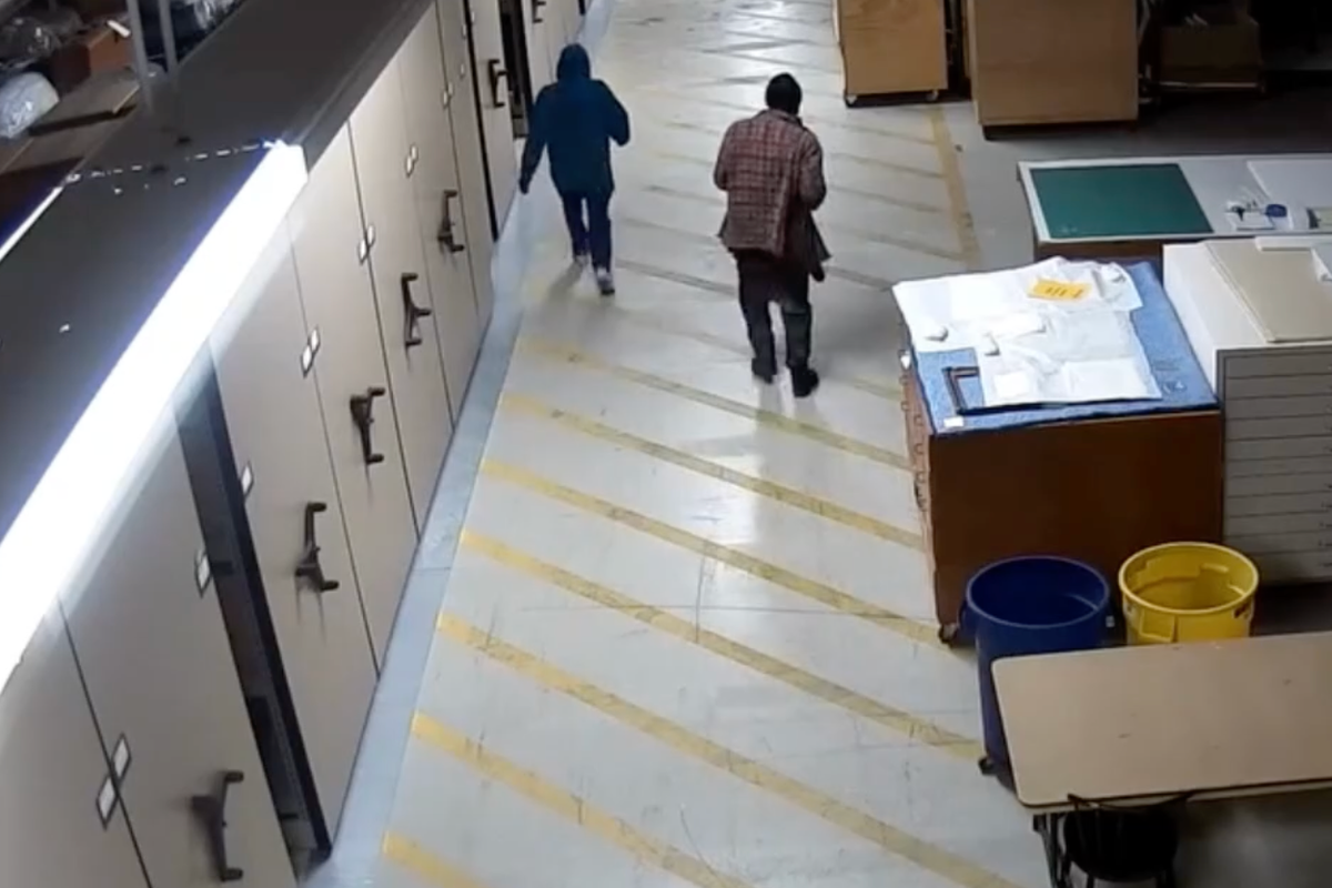 Thieves make off with 1,000 artifacts from California museum in newly-released surveillance footage