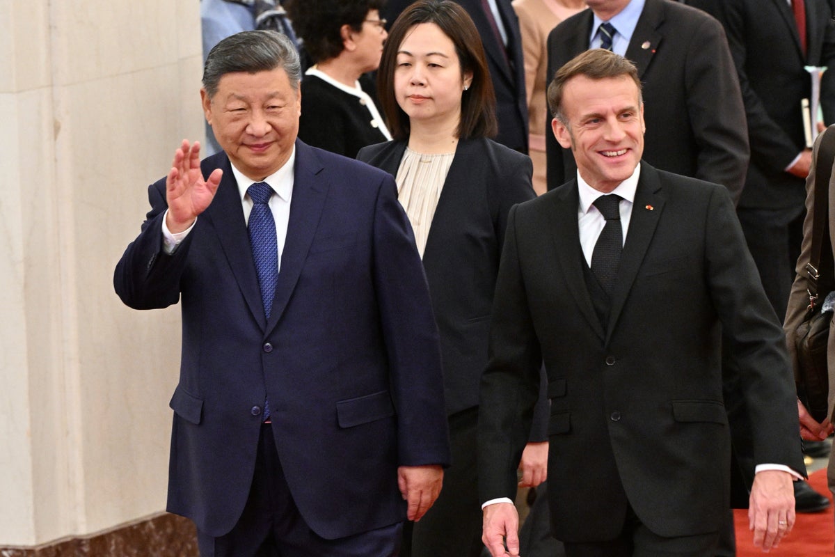 China’s Xi and France’s Macron pledge cooperation on global crises and trade