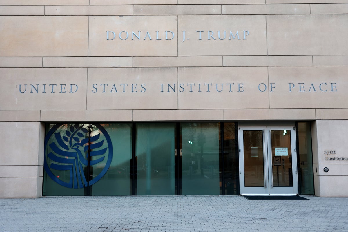 Trump renames the US Institute of Peace after himself while his administration wrestles for control of the agency